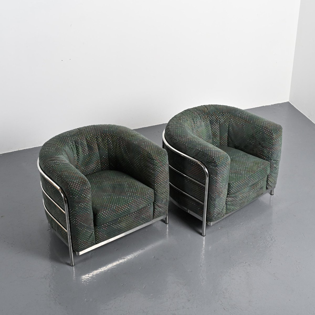 Pair Of Onda Armchairs By De Pas, d'Urbino & Lomazzi For Zanotta-photo-4