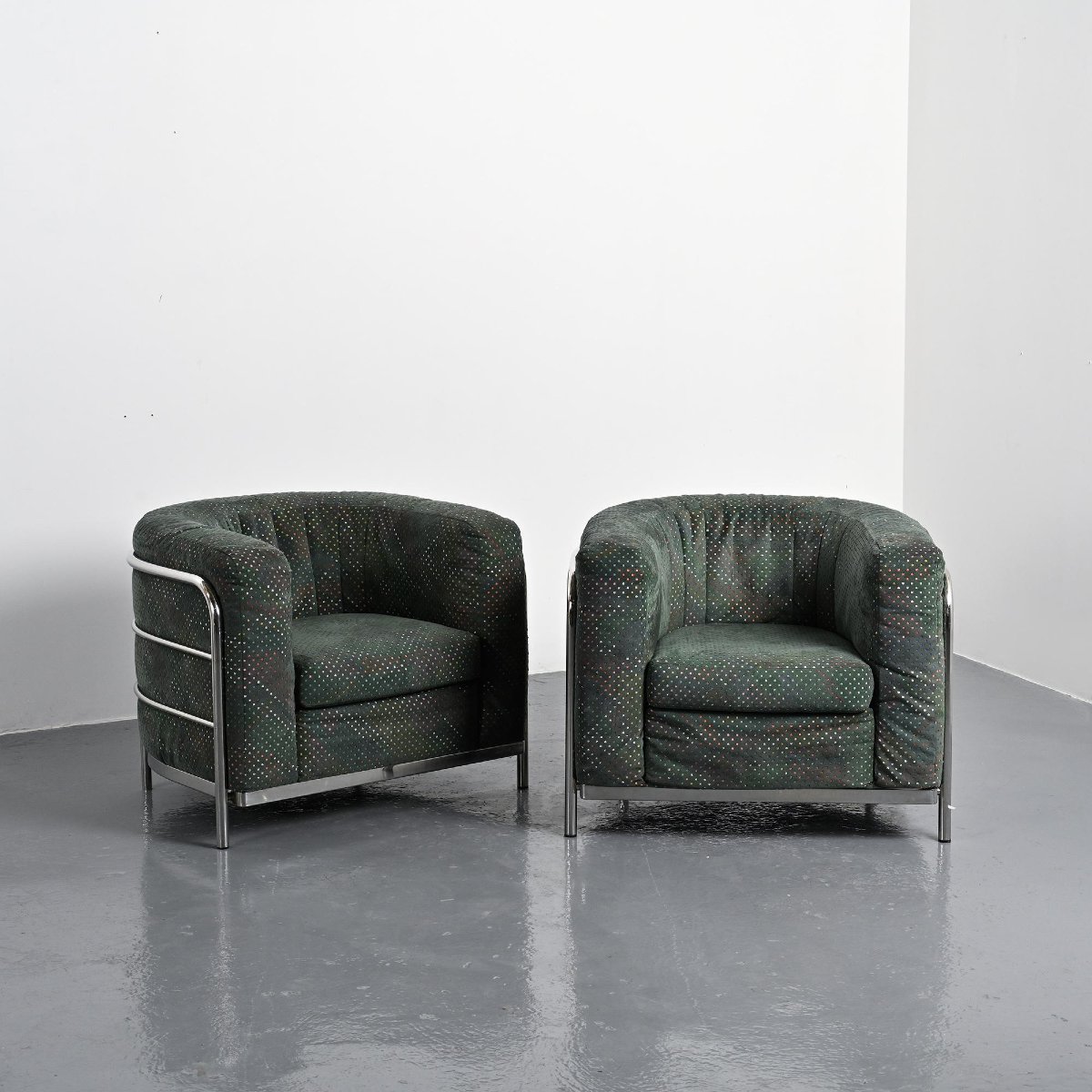 Pair Of Onda Armchairs By De Pas, d'Urbino & Lomazzi For Zanotta