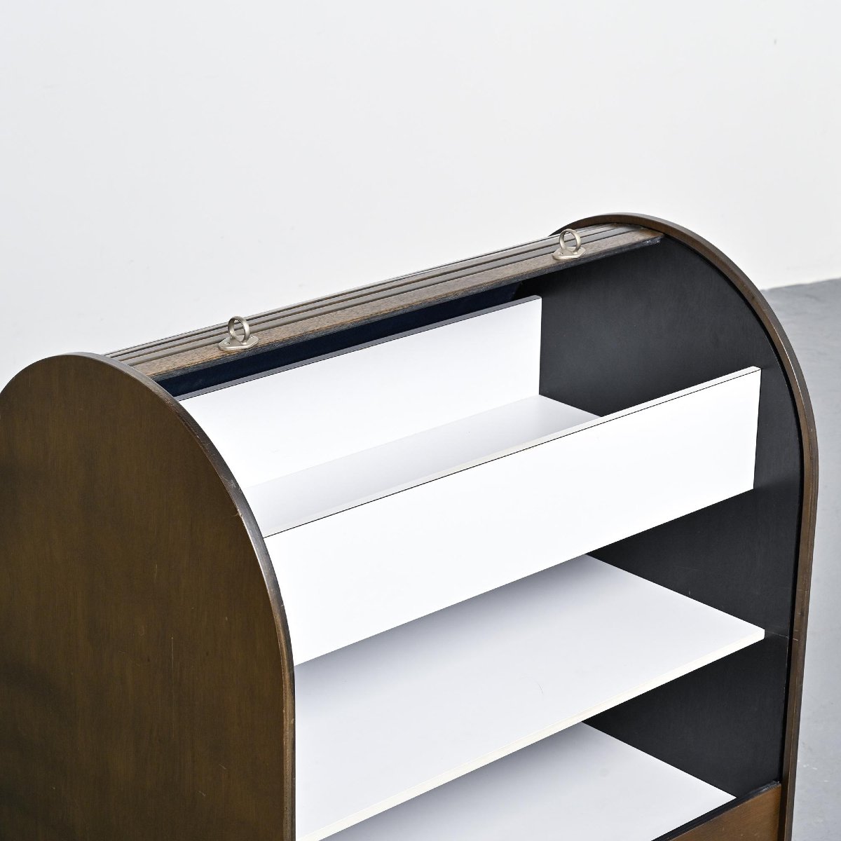 Pair Of Tambour Cabinets By Klaus Vogt For Thut Möbel, Circa 1970-photo-3