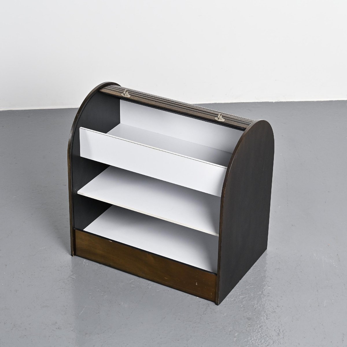 Pair Of Tambour Cabinets By Klaus Vogt For Thut Möbel, Circa 1970-photo-4