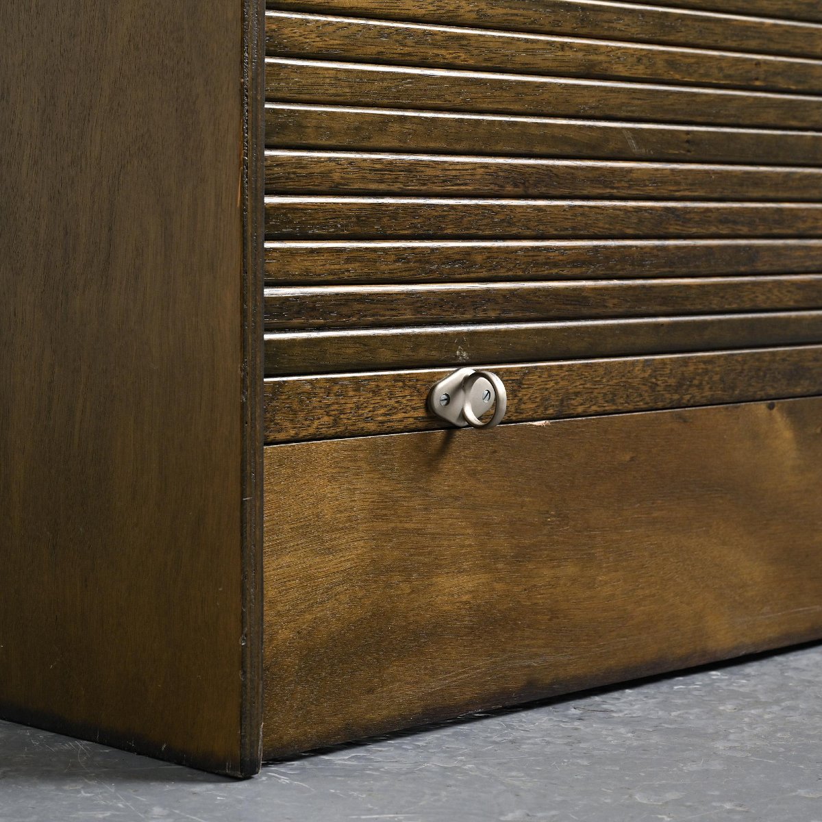 Pair Of Tambour Cabinets By Klaus Vogt For Thut Möbel, Circa 1970-photo-6