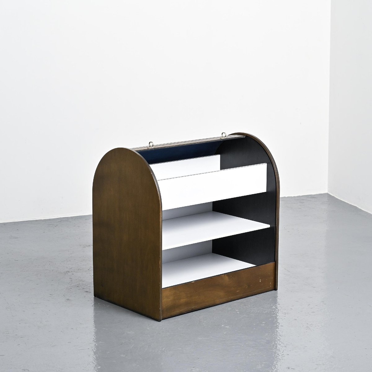 Pair Of Tambour Cabinets By Klaus Vogt For Thut Möbel, Circa 1970-photo-7