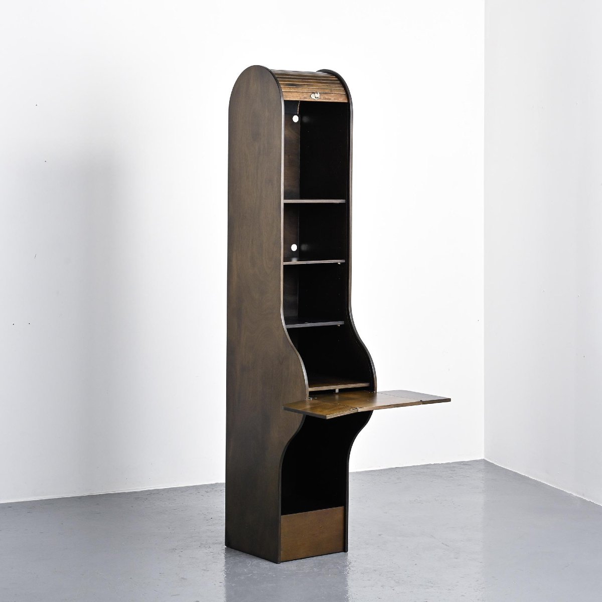 Model 5822 Roll-top Secretary By Klaus Vogt For Thut Möbel, Circa 1970 -photo-2