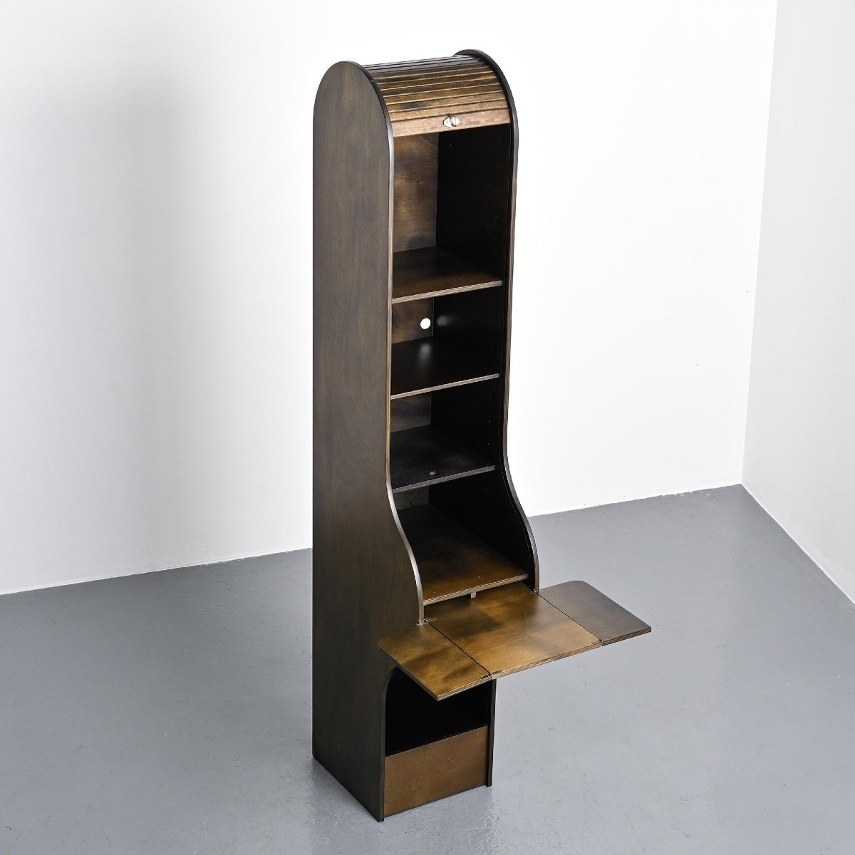 Model 5822 Roll-top Secretary By Klaus Vogt For Thut Möbel, Circa 1970 -photo-3