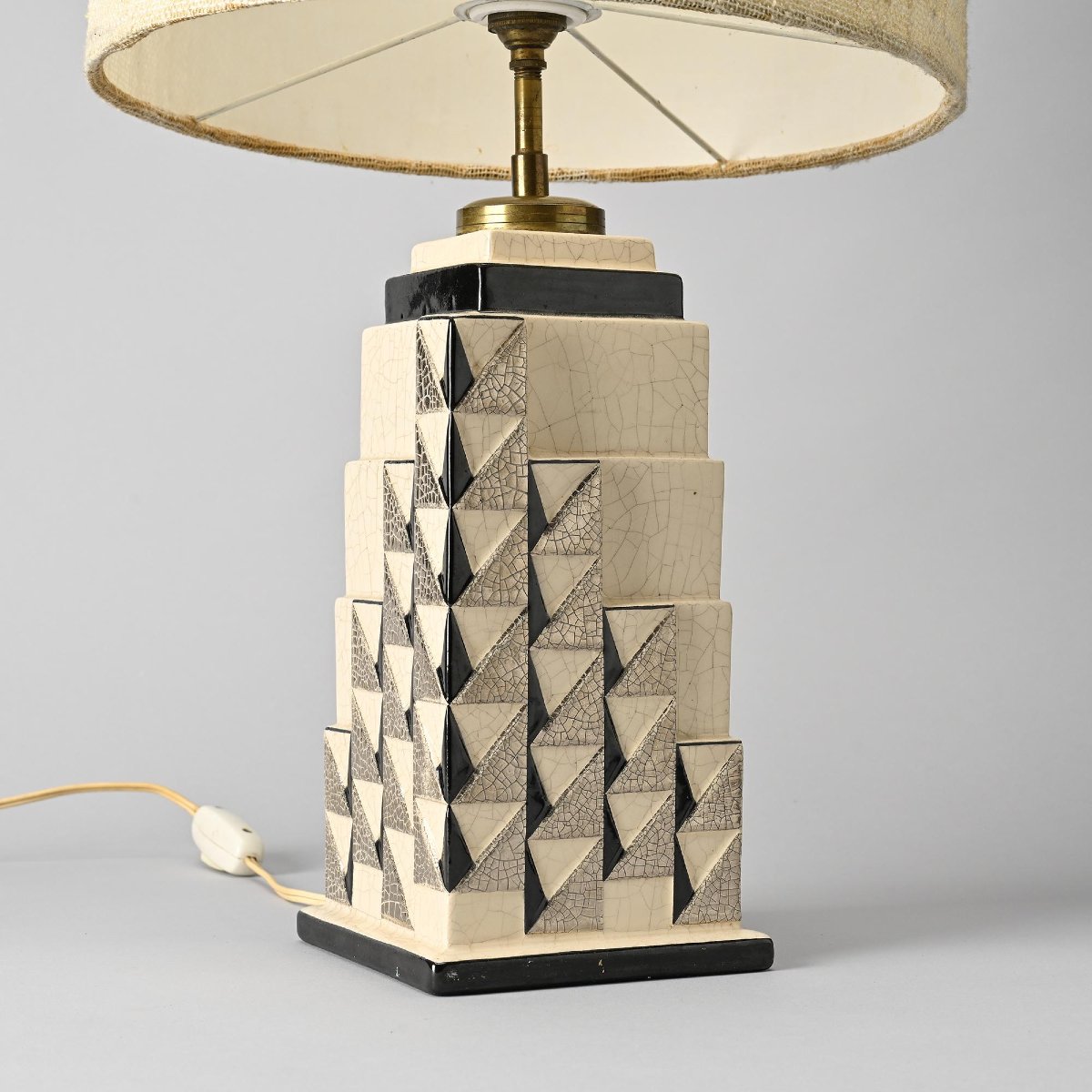 Lampe en céramique, Charles Harva, France, circa 1930-photo-3