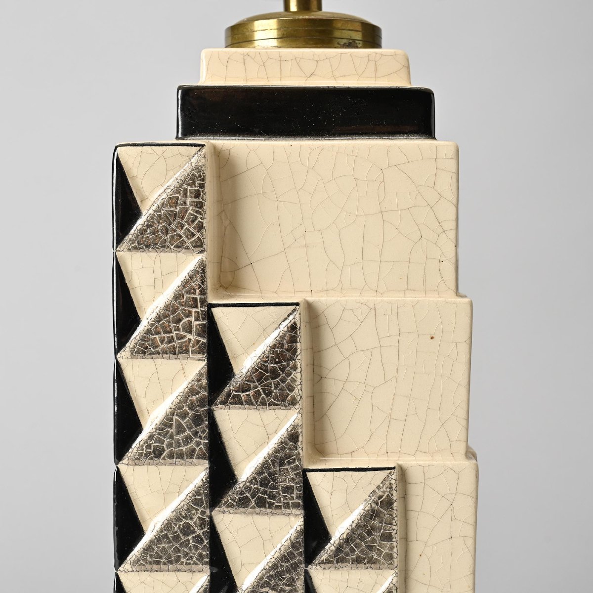 Lampe en céramique, Charles Harva, France, circa 1930-photo-2