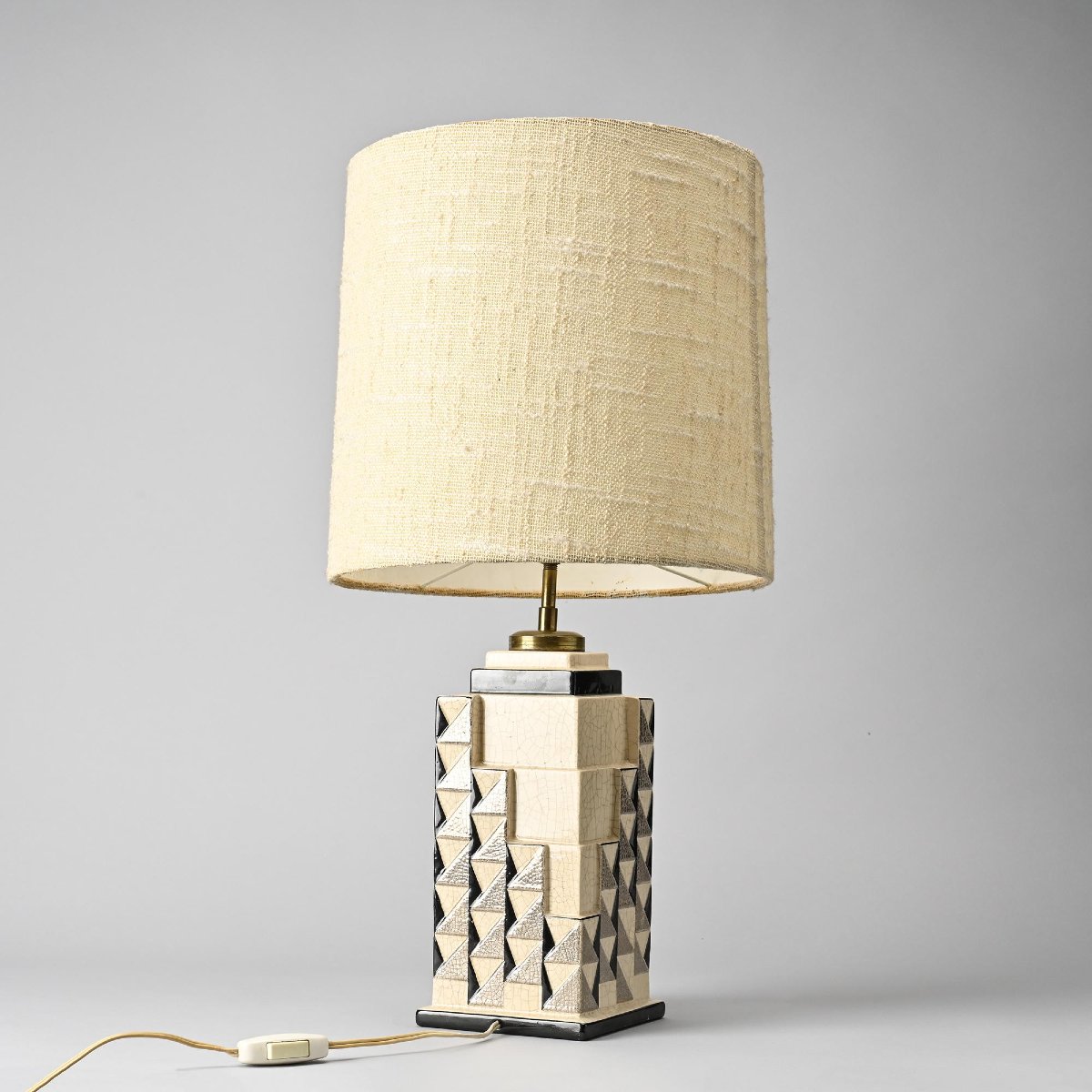 Lampe en céramique, Charles Harva, France, circa 1930-photo-6