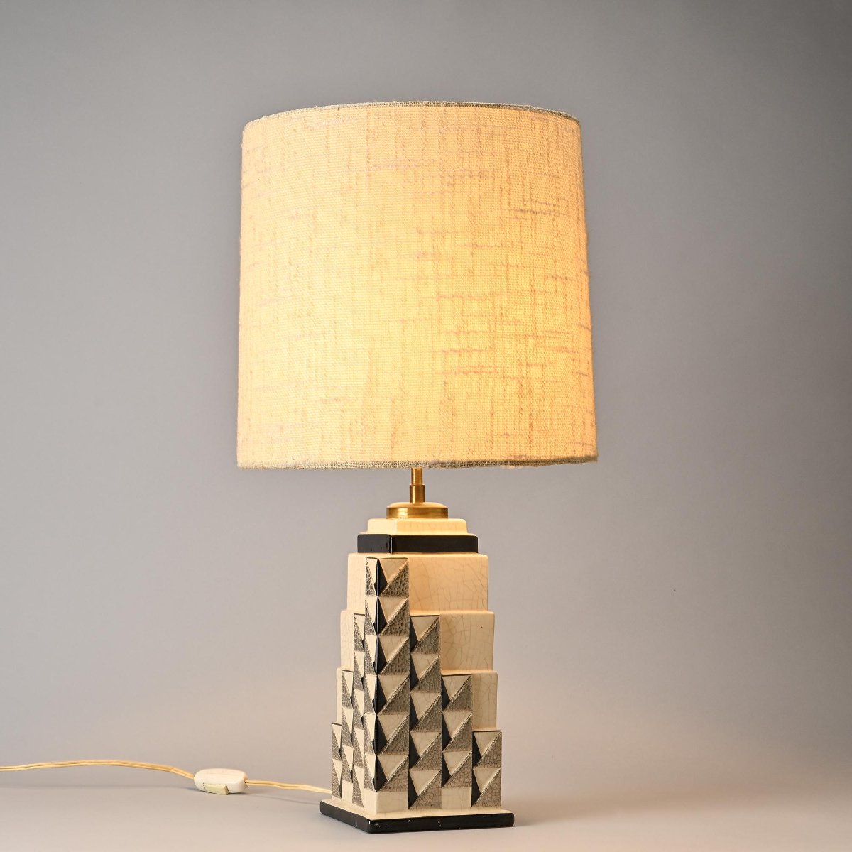 Lampe en céramique, Charles Harva, France, circa 1930