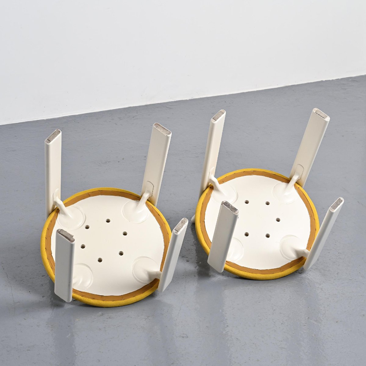  Set Of Two Chairs And A Stool By Bruno Rey, Dietiker, Circa 1975 -photo-3