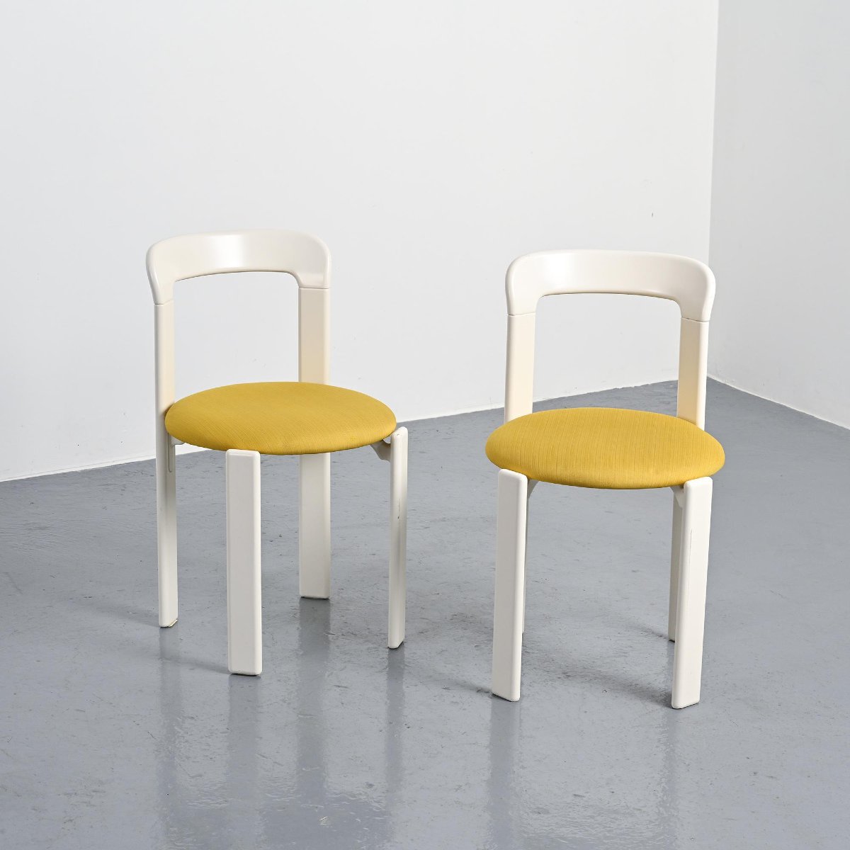 Set Of Two Chairs And A Stool By Bruno Rey, Dietiker, Circa 1975 -photo-8