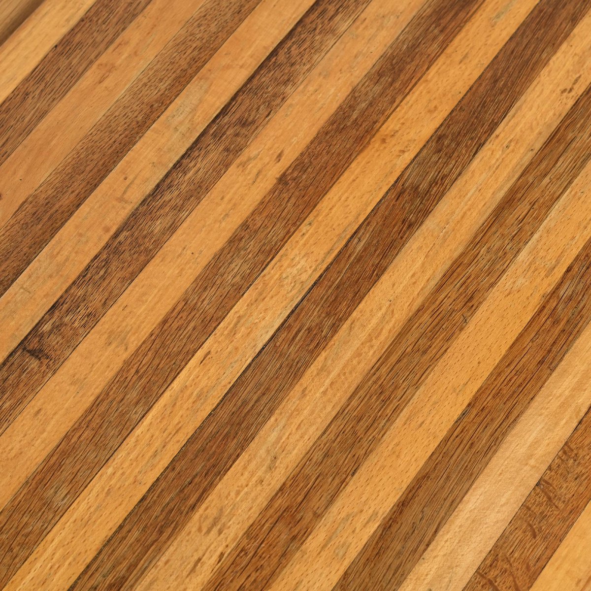 Graphic Two-tone Wooden Coffee Table, Circa 1960-photo-2