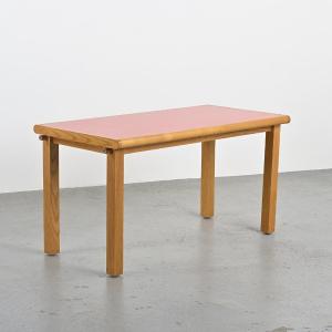 Table à Manger En Frêne Massif, Circa 1980 