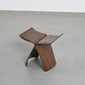 Sori Yanagi, Tabouret Butterfly, édition Tendo Mokko, Circa 1980