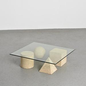 Table basse "Metafora" par Lella & Massimo Vignelli pour Casigliani