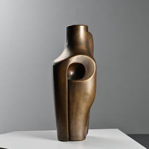 Bronze Sculpture By Robert Neuhauser, Switzerland 1980s
