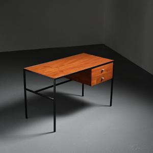 Metal And Laminate Desk, Meurop, 1960s