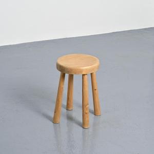 Tabouret Massue par Charlotte Perriand, années 1960