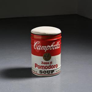 Tabouret « Campbell's Soup Can » par Dino Gavina, Ultramobile Simon, 1971