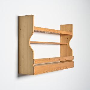 Pine Wall Shelf, Les Arcs 1800, Circa 1970