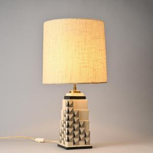 Lampe en céramique, Charles Harva, France, circa 1930