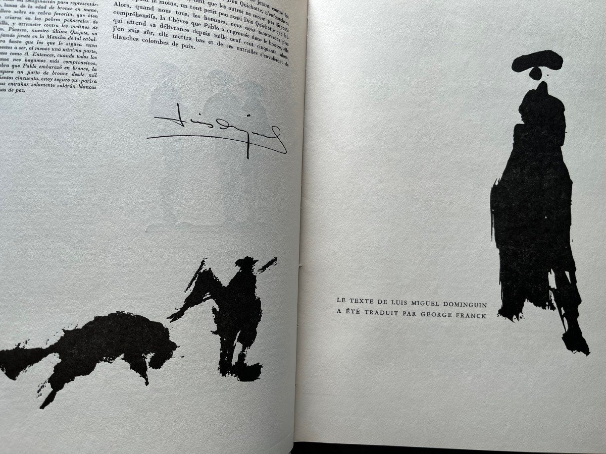 Picasso: Illustrated Book, "toros Y Toreros", Original Edition, 1961-photo-4