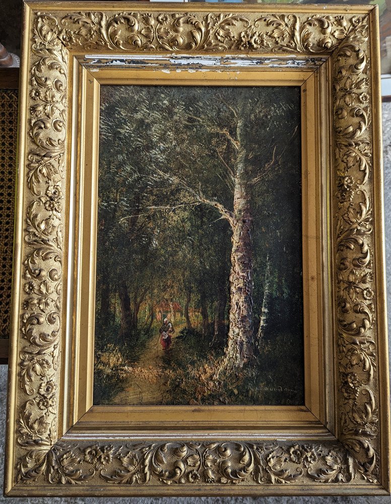René Gourdon (1855/?) "sous-bois"