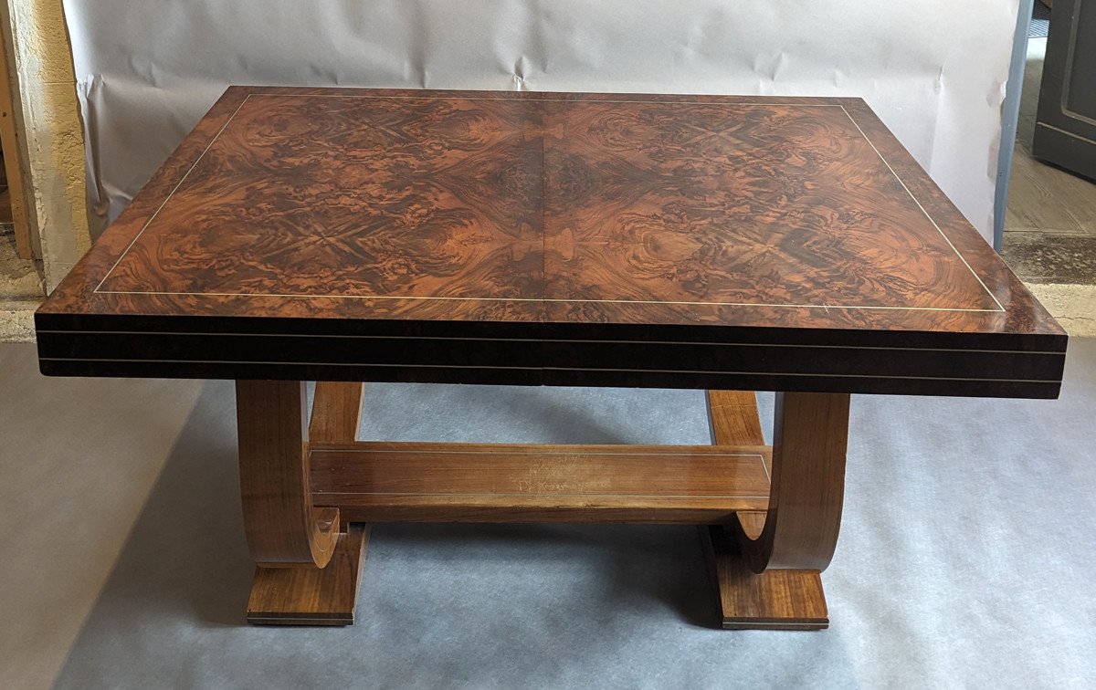 Superbe Table De Salle à Manger d'époque Art Deco-photo-2