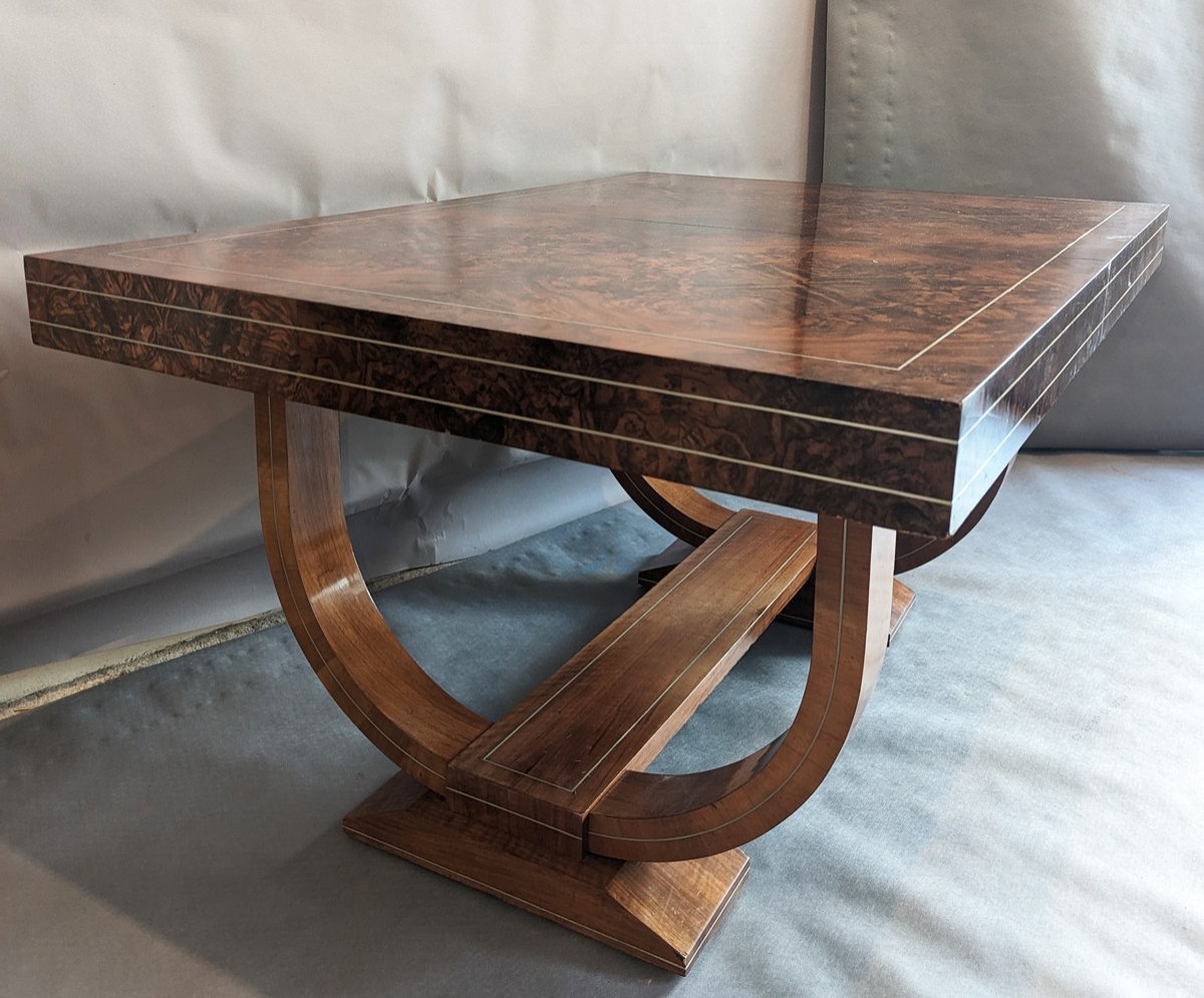 Superbe Table De Salle à Manger d'époque Art Deco-photo-3