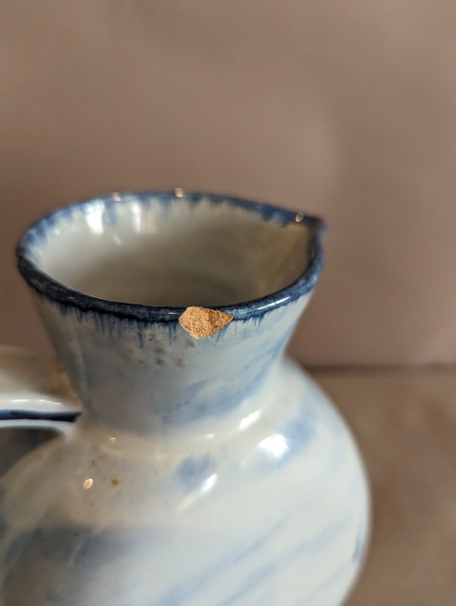 Earthenware Pitcher Emile Gallé Nancy-photo-3