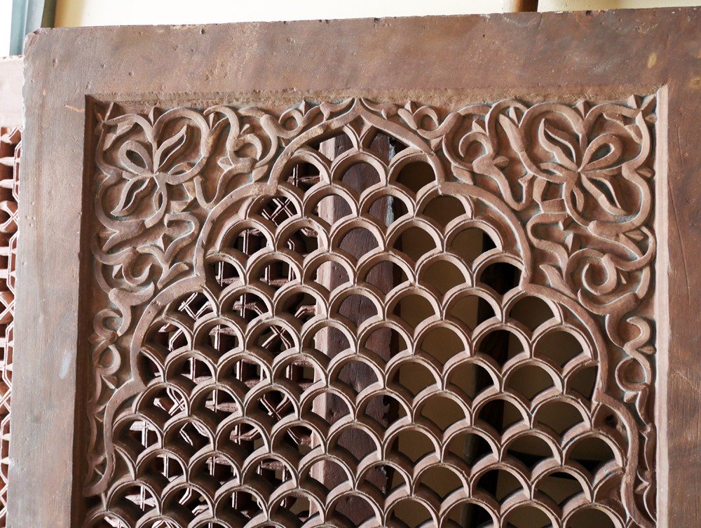 Moucharabieih In Terracotta (india- Rajasthan) N°1-photo-2