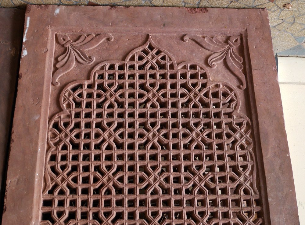 Moucharabieh In Terracotta (india- Rajasthan) No. 3-photo-2