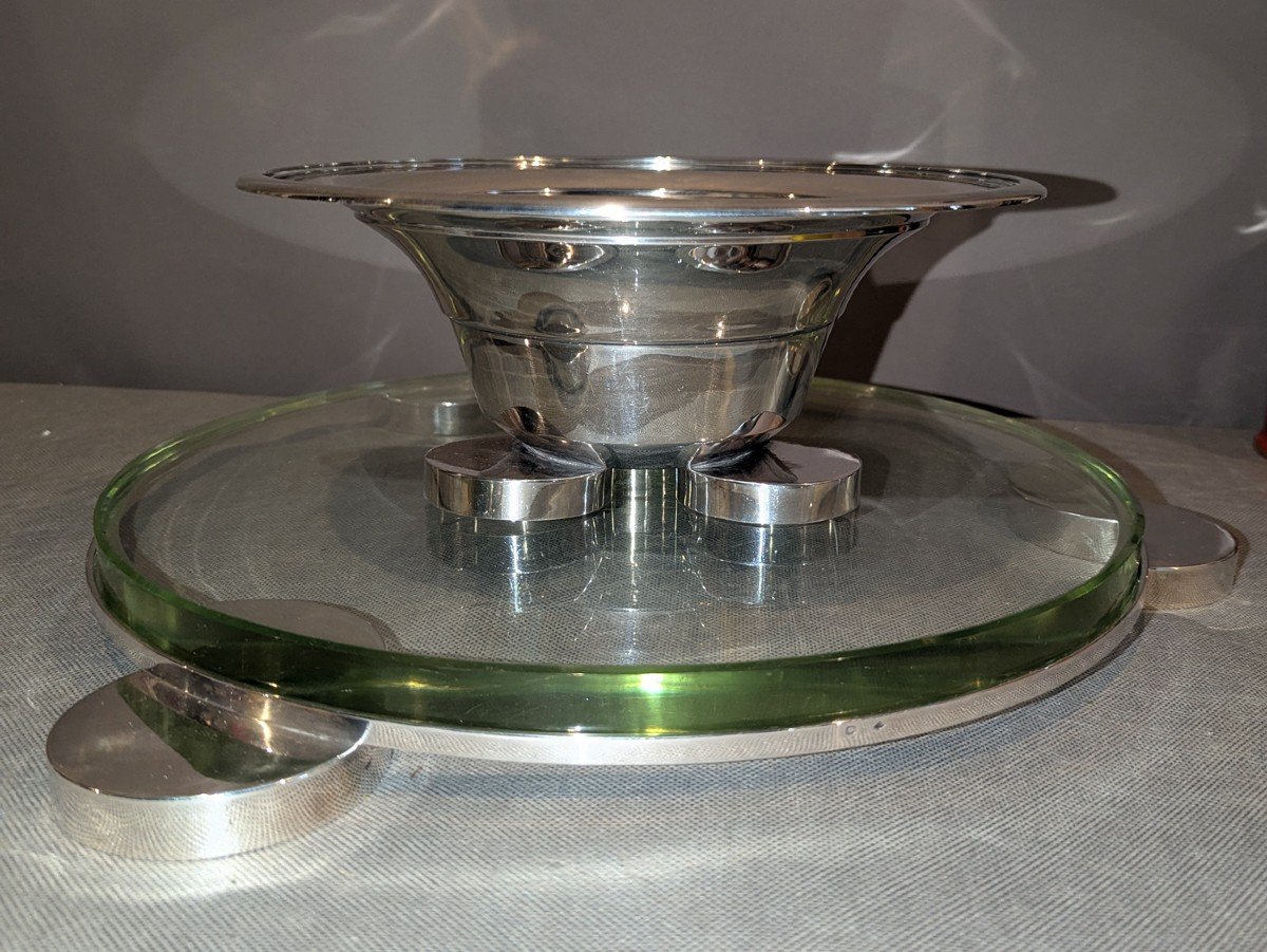 Art Deco Solid Silver Table Centrepiece 