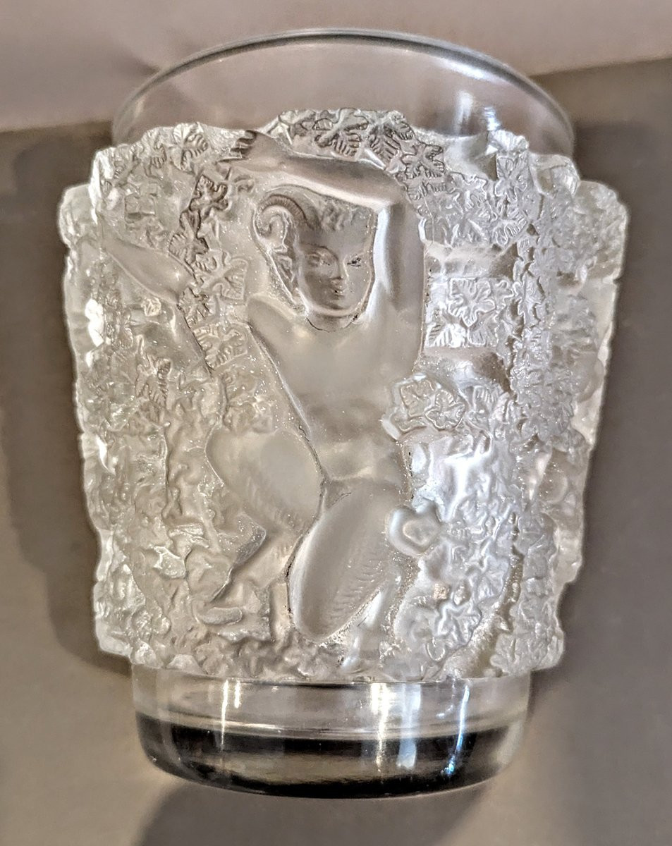Vase "bacchus" 1938 René Lalique -photo-4