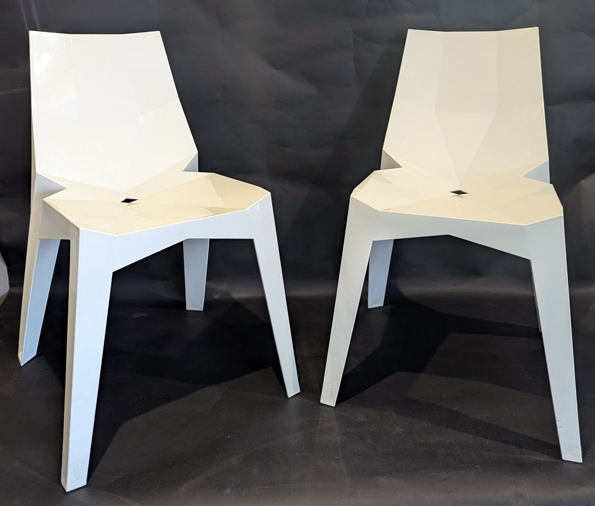 4 chaises Poly Bonaldo années 2000-photo-4