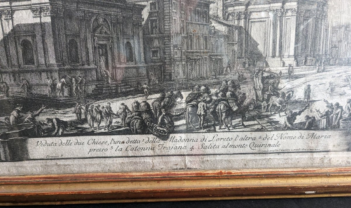 Piranese. "Veduta delle due Chiese, l'una detta della Madonna di Loreta..." 1762-photo-2