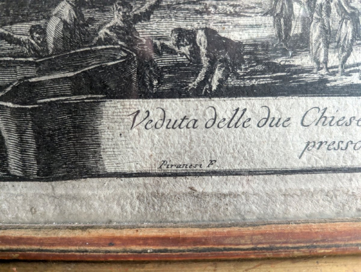 Piranese. "Veduta delle due Chiese, l'una detta della Madonna di Loreta..." 1762-photo-2