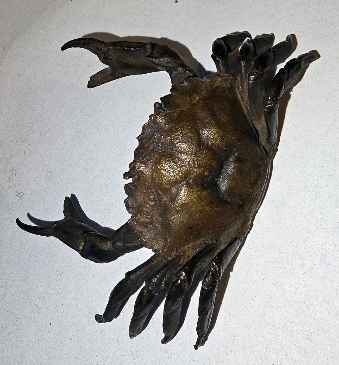 Crabe en bronze (19e Japon ?)