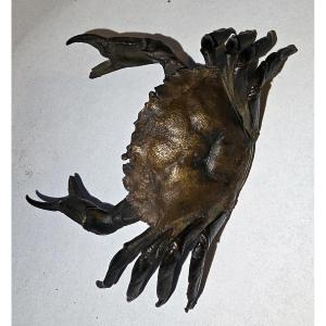 Crabe en bronze (19e Japon ?)