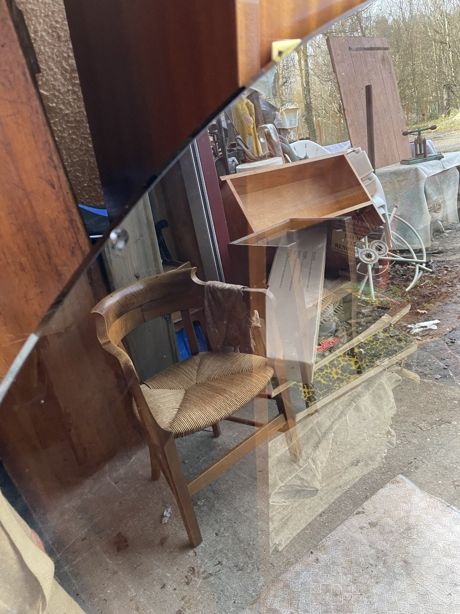Grande Table En Verre Et Alu Ligne Roset Ou Dans Le Goût En Très Bon état-photo-6