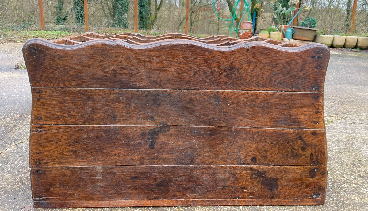 Louis XV Chest Of Drawers In Period Oak And In Fair Condition With Few Restorations -photo-3