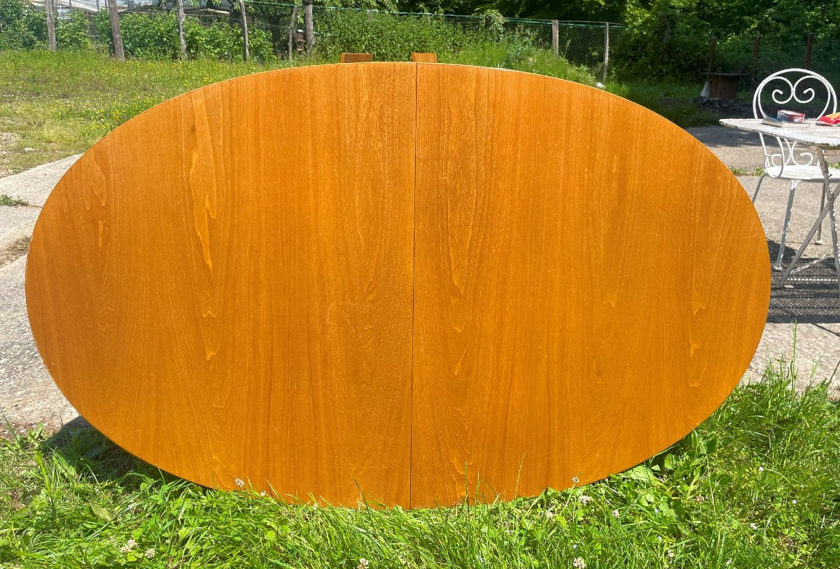 Large Baumann Table With 2 Extensions From The 20th Century In Good Condition-photo-2