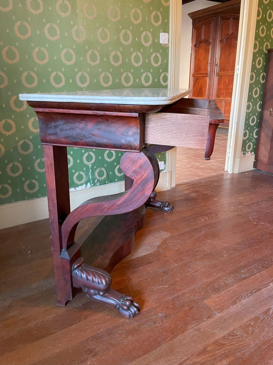 Console  Louis Philippe  début 19ème siècle-photo-5