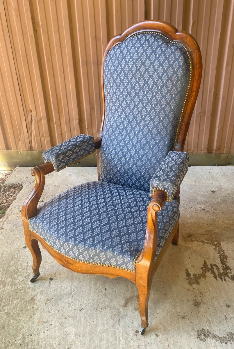 Fauteuil Voltaire en bon état du 19ème siècle à 4 positions
