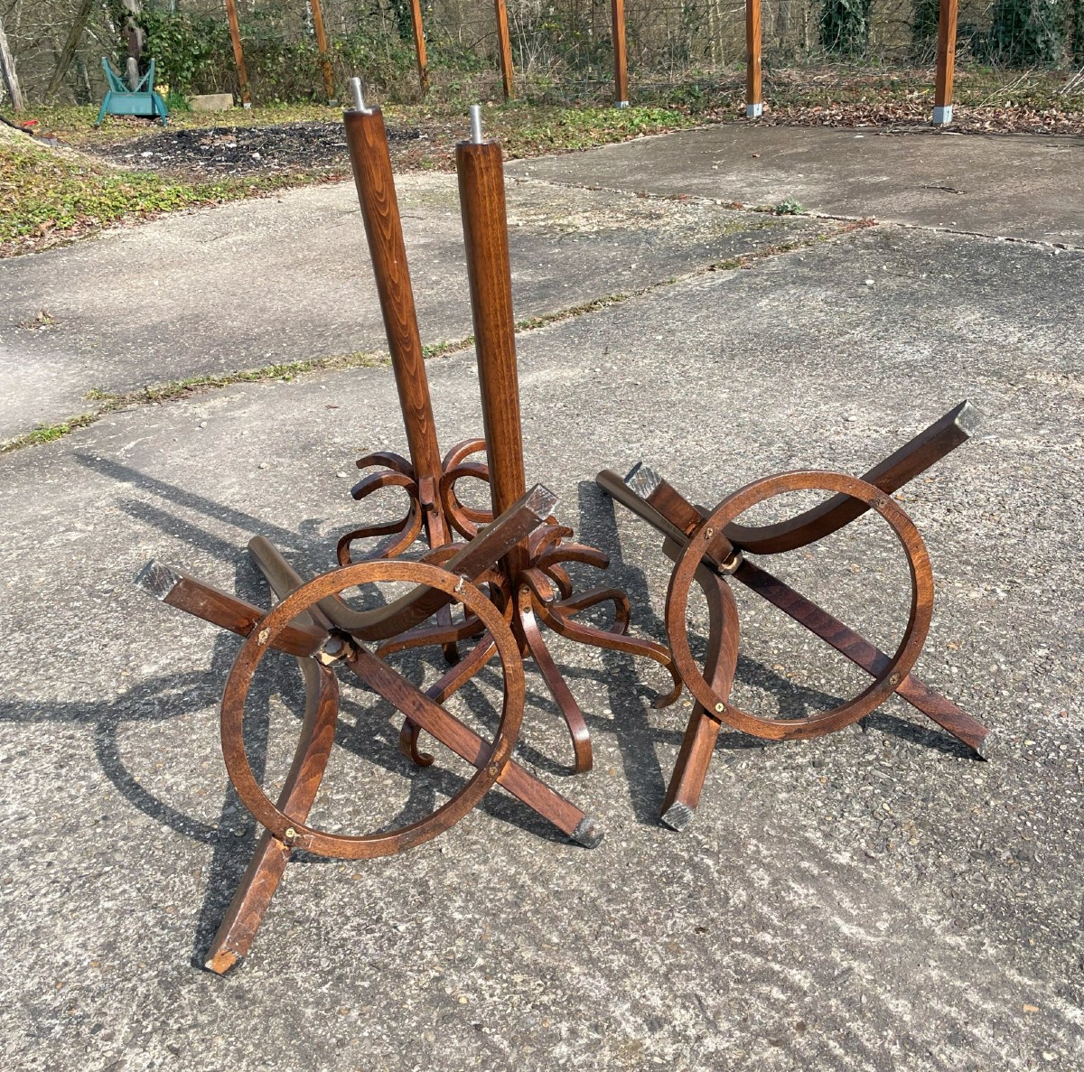 2 Perroquets ou 2 Portes manteaux BAUMANN-photo-3