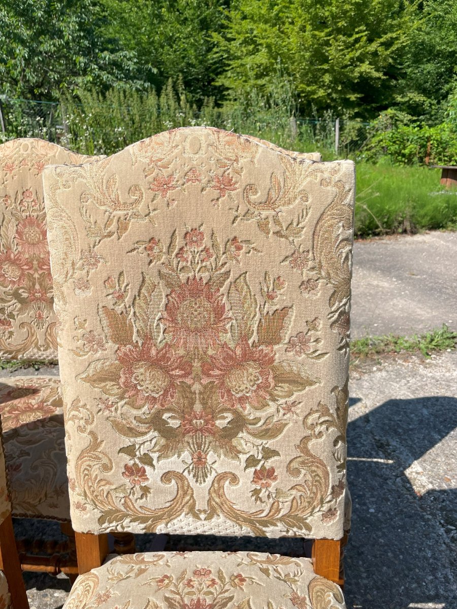 14 Chaises style Louis XIII -photo-4