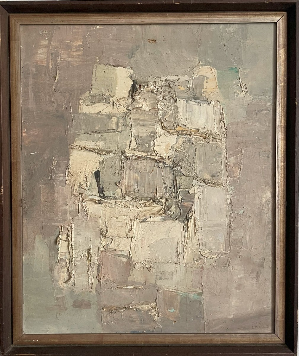 Oil On Canvas By René Leidner 1921-2004-photo-2