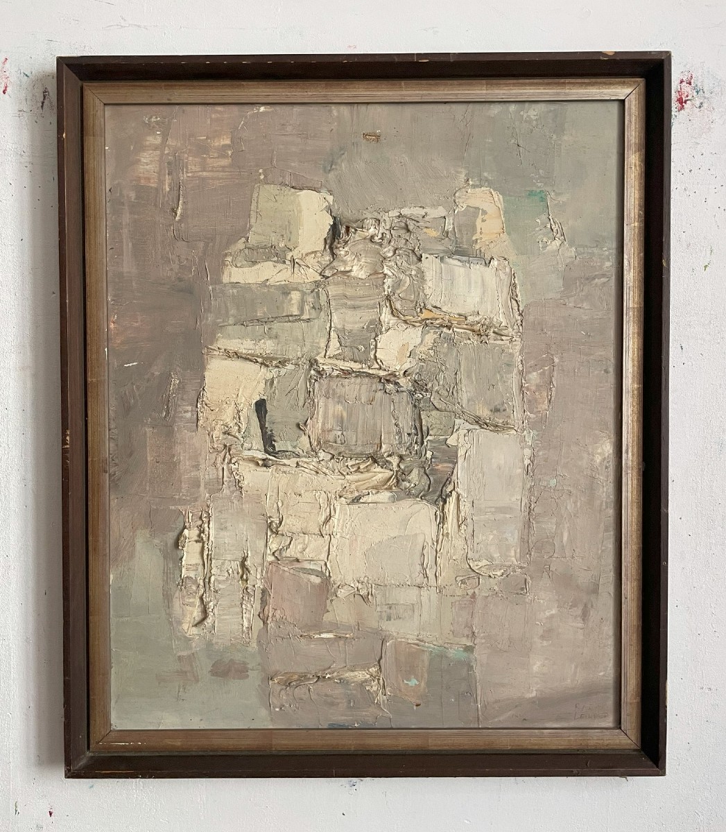 Oil On Canvas By René Leidner 1921-2004