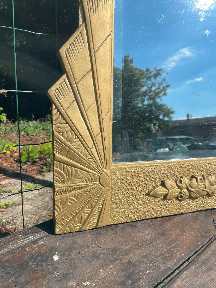 Art Deco Mirror 1930-photo-3
