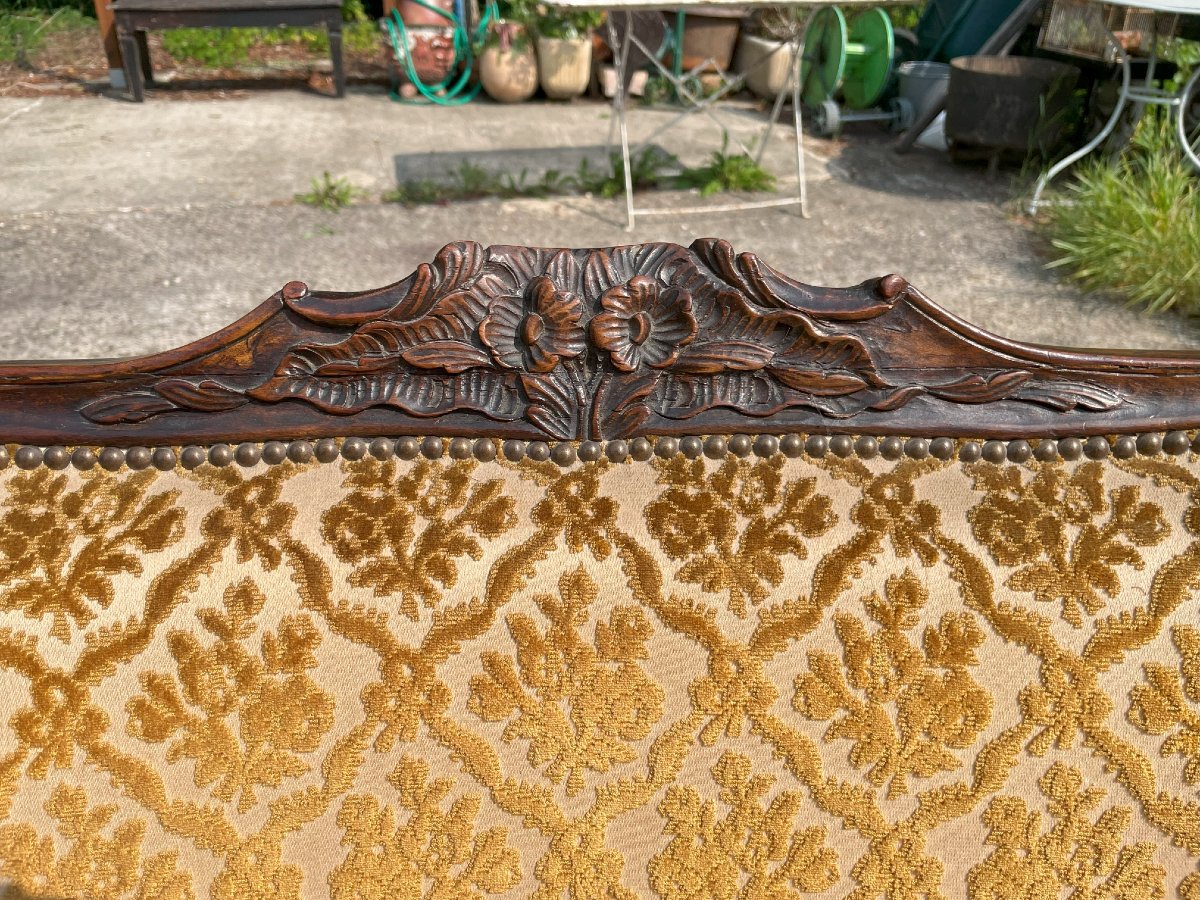 Banquette 2 places Louis XV -photo-3
