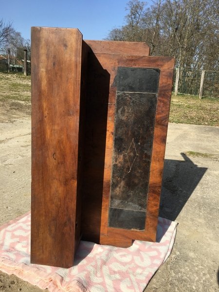 Louis Philippe Desk With Tier In Full Walnut-photo-8